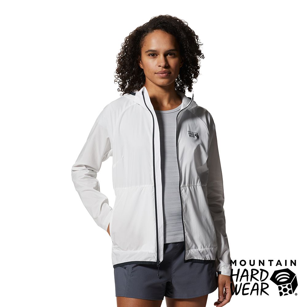 Mountain Hardwear Kor AirShell Hoody W 空氣感超輕防風連帽外套 霧堤白 女款 #1985071