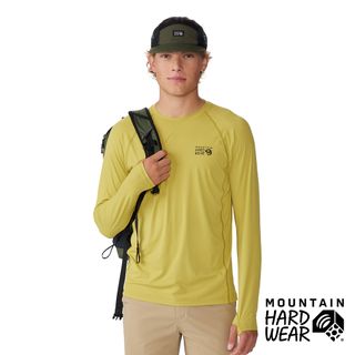 【Mountain Hardwear】Crater Lake Long Sleeve Crew 防曬長袖排汗衣 男款 淺橄欖綠 #1982421