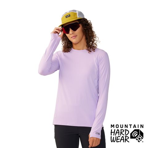 【Mountain Hardwear】Crater Lake Long Sleeve Crew W 防曬長袖排汗衣 女款 紫藤 #1982721