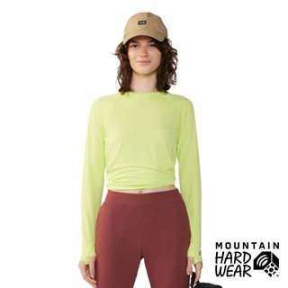 【Mountain Hardwear】Crater Lake LongSleeve Crew W 防曬長袖排汗衣 女款 暖陽黃 #1982721