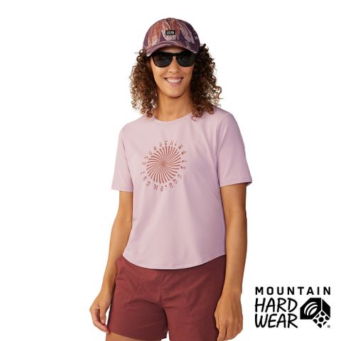 【Mountain Hardwear】Sunblocker Short Sleeve W 防曬短版短袖排汗衣 女款 粉月長石 #2067781