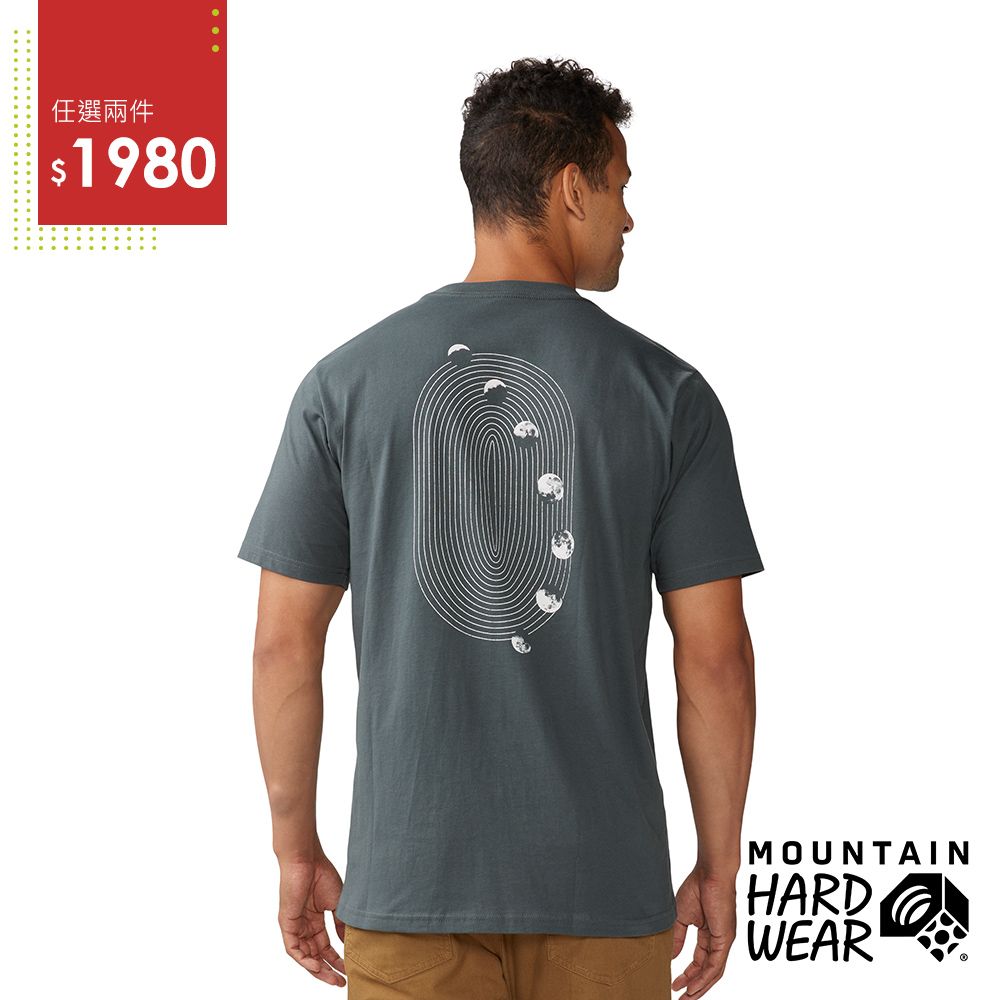 Mountain Hardwear Moon Phases Short Sleeve M 月相圓缺短袖棉T恤 火山黑 男#2068101