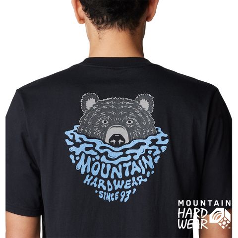 【Mountain Hardwear】MHW Bear™ Short Sleeve 熊熊圓領短袖上衣 男款 黑色 #2079841
