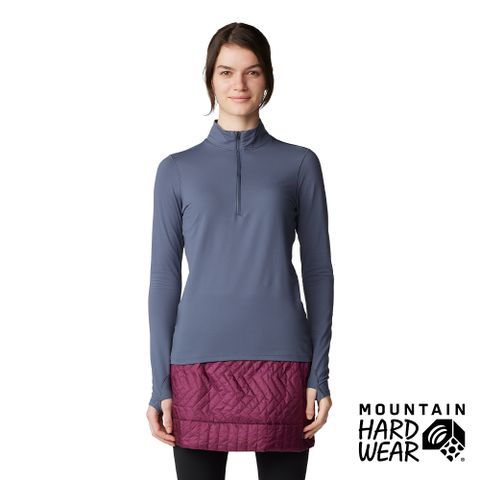 Mountain Hardwear MHW Butter Up Half Zip 防曬半拉鍊長袖排汗衣 女款 石板藍 #2084621