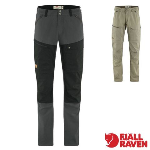 Fjallraven 小狐狸 男 Abisko Midsummer Zip Off 彈性耐磨登山健行兩截.多口袋工作褲.長褲可變短褲/81154