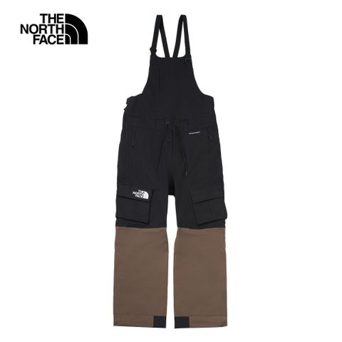 The North Face 北面 男款黑色DryVent防水透氣吊帶衝鋒長褲｜87YG4XO