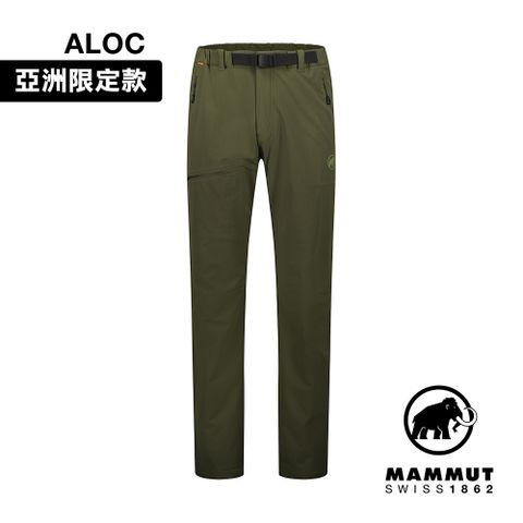 【Mammut 長毛象】Yadkin 2.0 SO Pants AF Men 日系彈性登山長褲 深沼澤綠 男款 #1021-01230