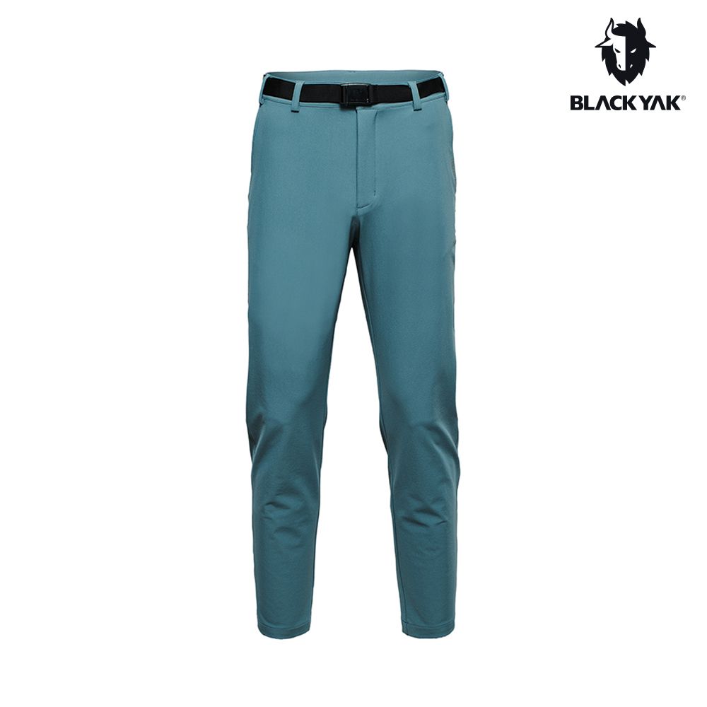 BLACKYAK 男 DAILY長褲(灰綠/灰色)-彈性 附腰帶 西裝褲 休閒褲-BYDB2MP207