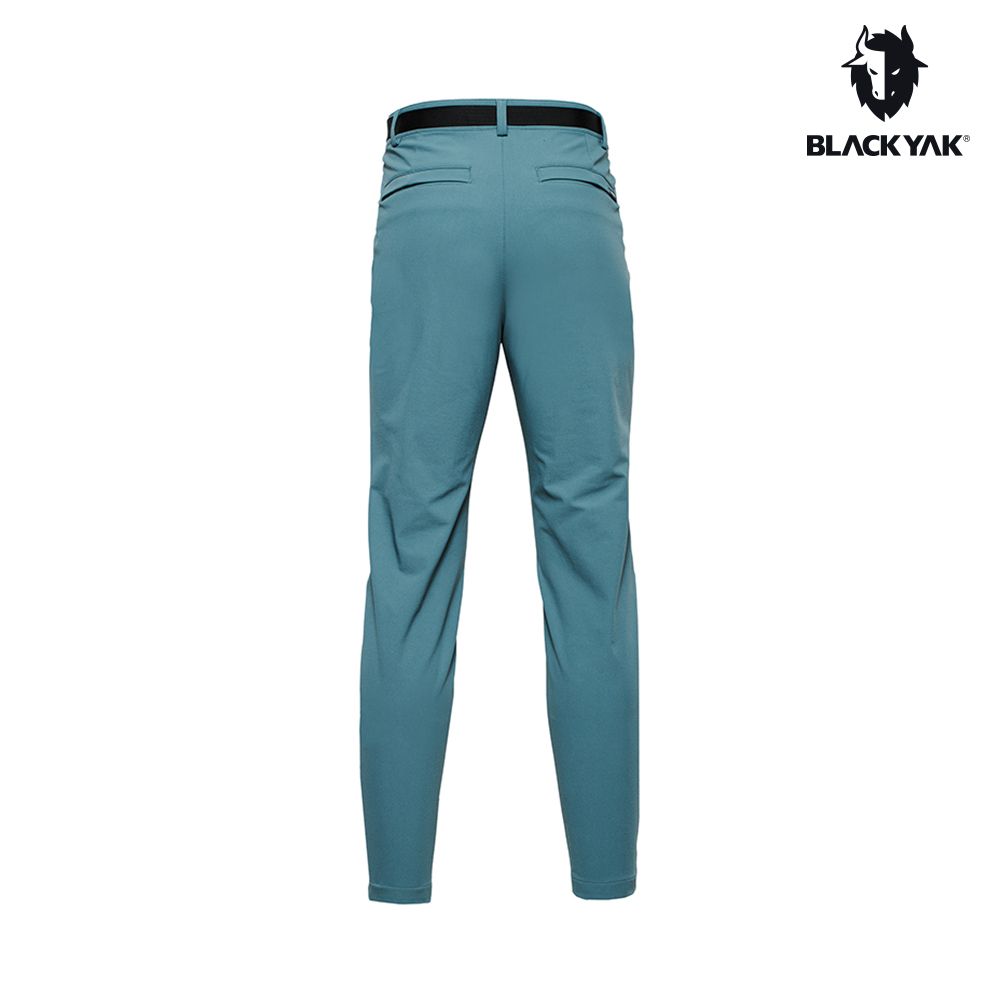 BLACKYAK 男 DAILY長褲(灰綠/灰色)-彈性 附腰帶 西裝褲 休閒褲-BYDB2MP207