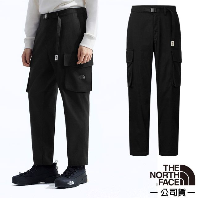 The North Face 北面 YOTS CASUAL CARGO 工裝風休閒長褲.工作褲.休閒運動褲.登山健行褲/8C7R-JK3 宇宙黑