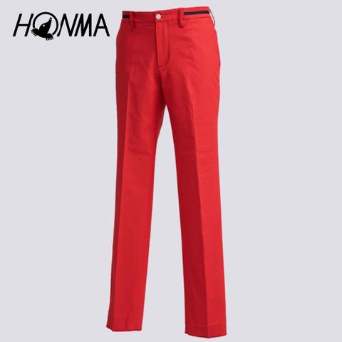 HONMA 本間高爾夫 男款高爾夫機能長褲(L~XXL 紅色 051733311)