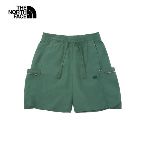 The North Face北面UE男款綠色DWR防潑水短褲｜8BU4HCH