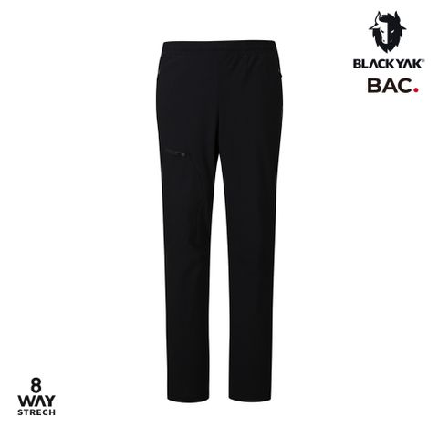 【BLACKYAK】男 TRICOT SET UP長褲(黑色)-8向高彈性 耐磨 修身西裝褲 休閒長褲|BYEB1MP205