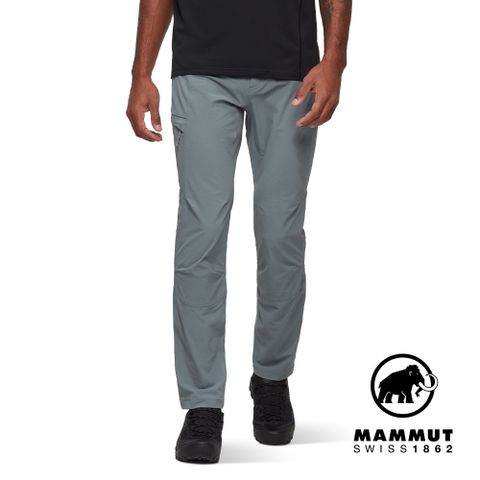 【Mammut 長毛象】Ducan Pants Men 輕量耐用健行長褲 地層灰藍 男款 #1022-02490