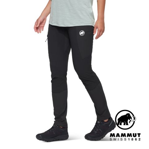 【Mammut 長毛象】Ducan Pants 輕量耐用健行長褲 黑色 女款 #1022-02500