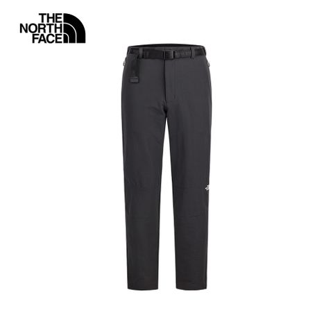 The North Face北面男款深灰色吸濕排汗休閒長褲｜8BA70C5