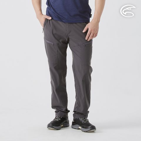 男棉感彈性抗汙撥水貼袋長褲 AP2511058 碳灰 (S-3XL)