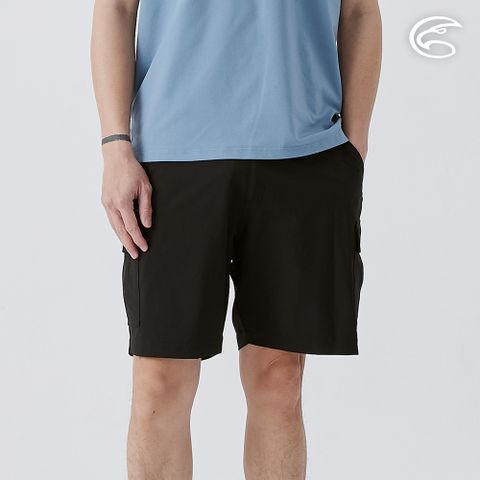 男彈性快乾多袋短褲 AP2511048 黑色 (M-3XL)