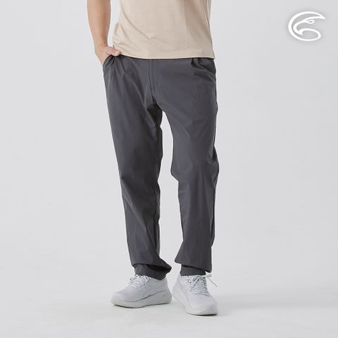 男彈性透氣快乾休閒長褲 AP2511077 鈦灰 (M-3XL)