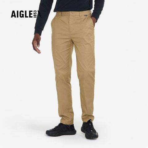【AIGLE】男 快乾長褲｜AG-4A130A176 深卡其