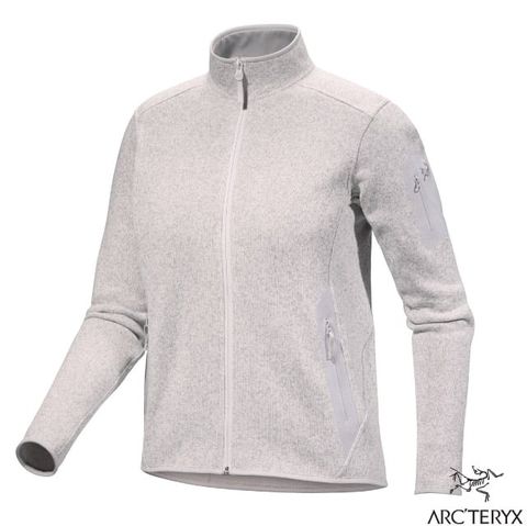 Arcteryx 始祖鳥 女 Covert Cardigan 羽量級類羊毛抗菌排汗透氣保暖刷毛外套.中厚抓絨衫/X000005715-29616 空氣雜灰