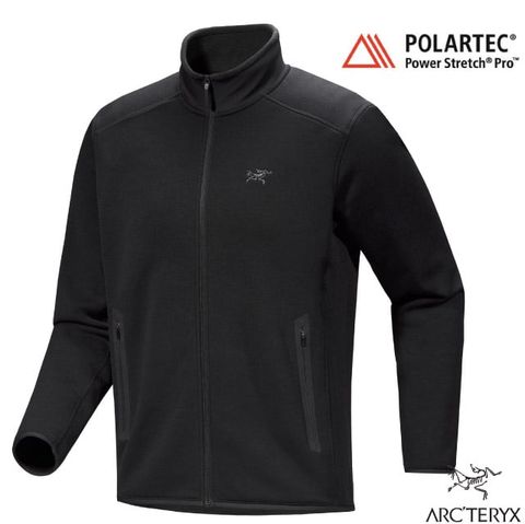 Arcteryx 始祖鳥 男 Kyanite 抓絨保暖立領外套.夾克/Polartec Power Stretch Pro刷毛/X000008447 黑