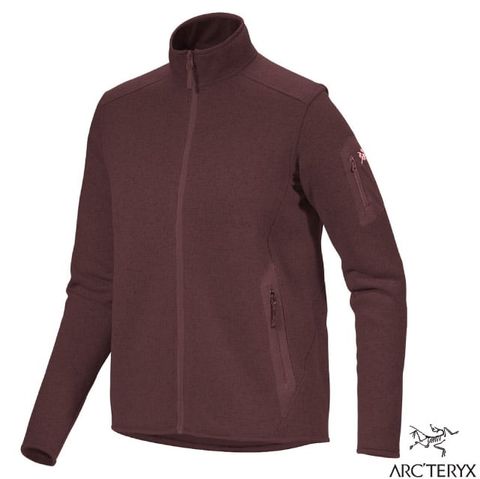 【ARCTERYX 始祖鳥】女 Covert Cardigan 抗菌排汗透氣保暖刷毛外套/X000005715-29616 幻象雜紫