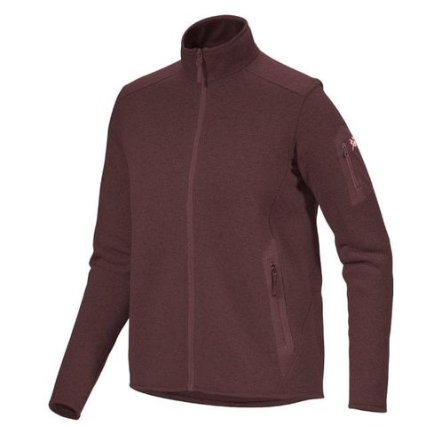 【ARCTERYX 始祖鳥】女 Covert Cardigan 抗菌排汗透氣保暖刷毛外套/X000005715-29616 幻象雜紫