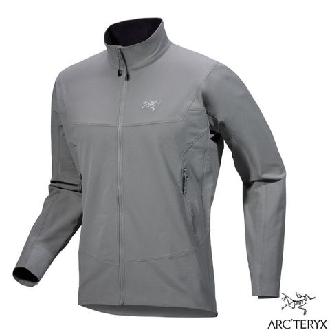 Arcteryx 始祖鳥 男 Gamma 防風防水透氣耐磨軟殼外套.夾克.風衣.大衣/彈力舒適/X000007485 太空灰