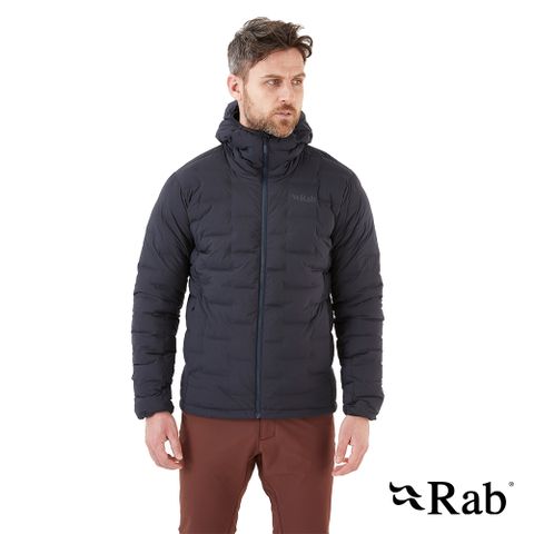 RAB Cubit Stretch Down Hoody 保暖羽絨連帽外套 男款 烏木灰 #QDB30