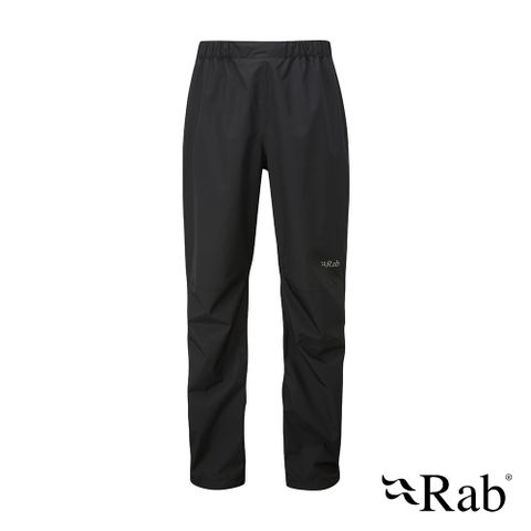 RAB 【英國 】Downpour Eco Pants 透氣防水長褲 男款 黑色 #QWG84