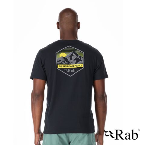 【英國 RAB】Stance Mountain Peak Tee 透氣短袖有機棉T恤 男款 鯨魚灰 #QCB66