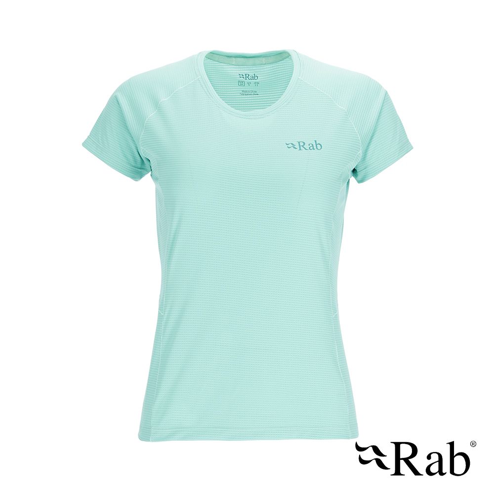 RAB 【英國 】Sonic Tee Wmns 短袖透氣排汗衣 女款 融冰 #QBL02