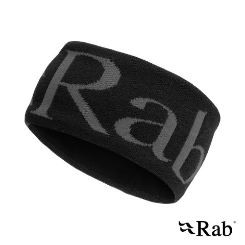 RAB Knitted Logo Headband 經典Logo針織頭帶 煤炭黑 #QAB40