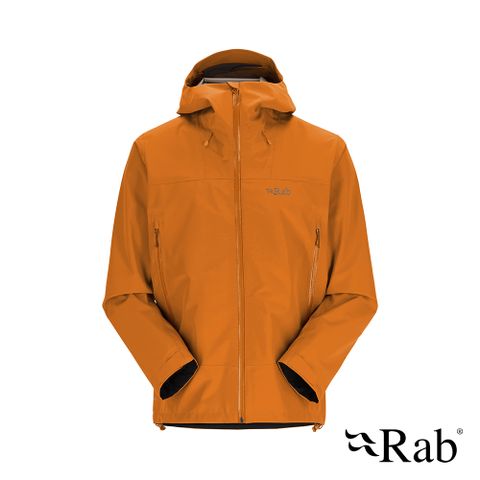 【英國 RAB】Namche GTX Jacket 防風防水連帽外套 男款 橙橘 #QWH30