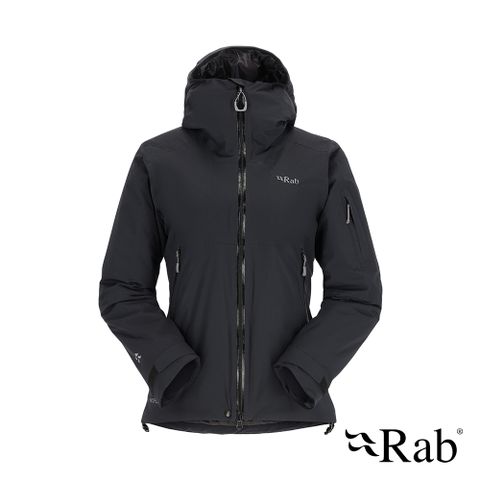 RAB 【英國 】Khroma Transpose Jacket Wmns 二合一防風雨化纖連帽外套 女款 黑色 #QIP06