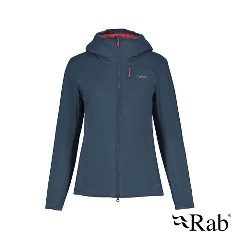 【英國 RAB】Xenair Alpine Jacket Wmns 防風透氣化纖連帽外套 女款 獵戶藍 #QIO87