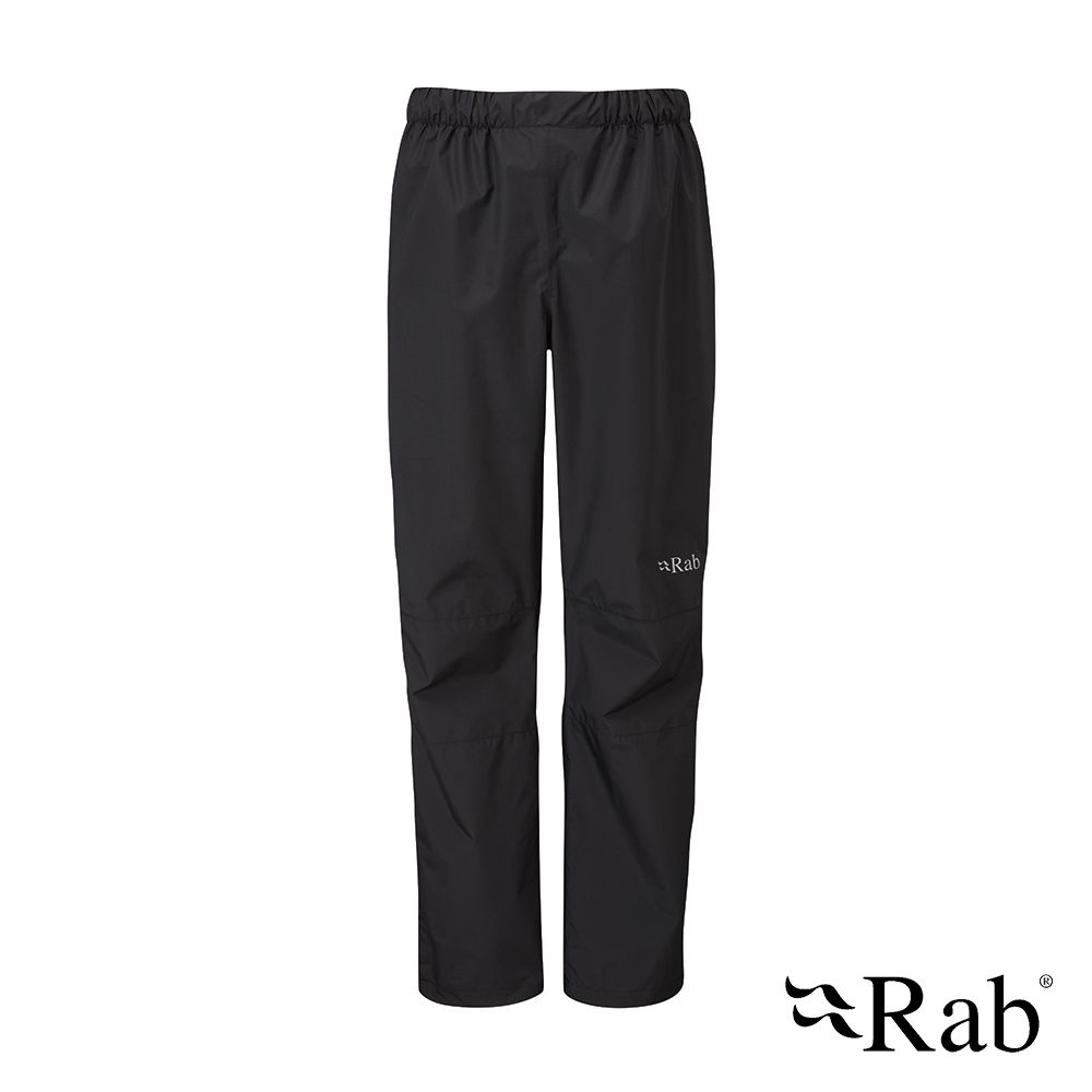 RAB Downpour Eco Pants 透氣防水長褲 女款 黑色 #QWG85