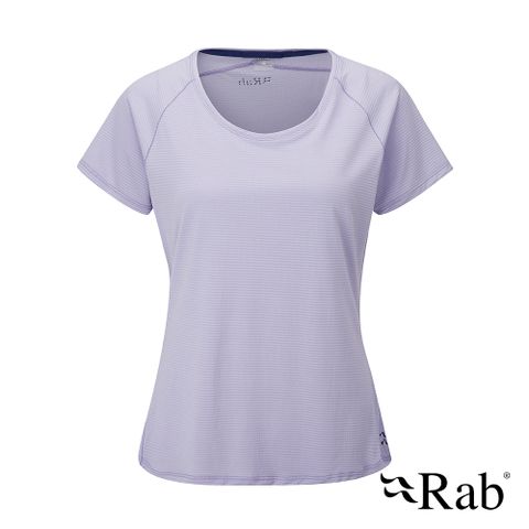 【英國 RAB】Sonic Tee Wmns 短袖透氣排汗衣 女款 紫丁香 #QBL48