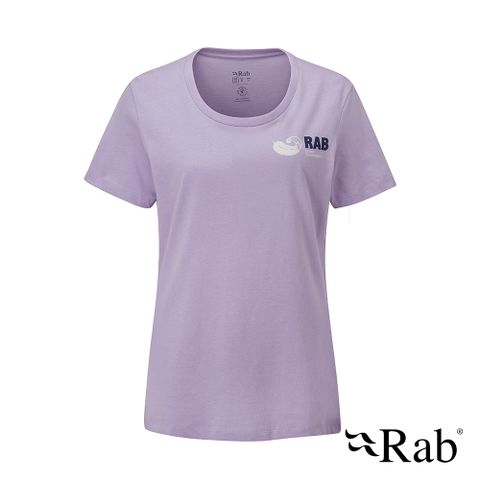 【英國 RAB】Stance Vintage Tee Wmns 透氣短袖有機棉T恤 女款 紫丁香 #QCB76