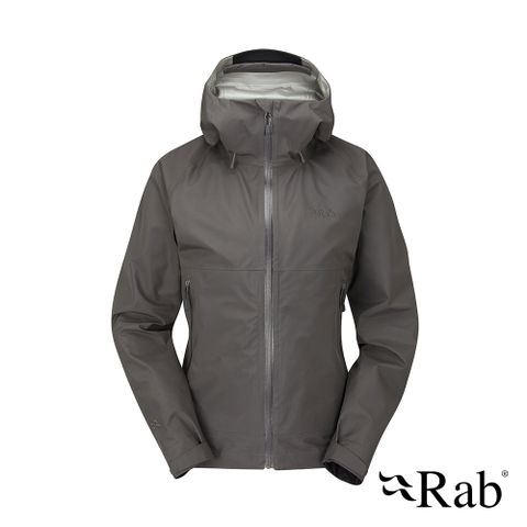 RAB Namche GTX Paclite Jacket Wmns GTX輕量防風防水連帽外套 女款 石墨灰 #QWH60