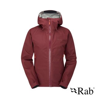 【RAB】Namche GTX Paclite Jacket Wmns GTX輕量防風防水連帽外套 女款 深石楠 #QWH60