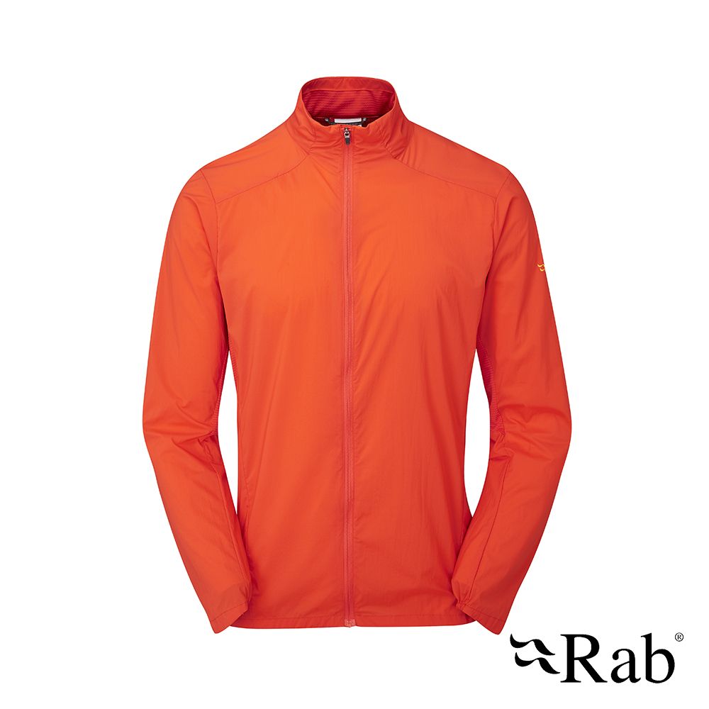 RAB Windveil Jacket 輕量透氣風衣外套 男款 爆竹橘 #QWS68