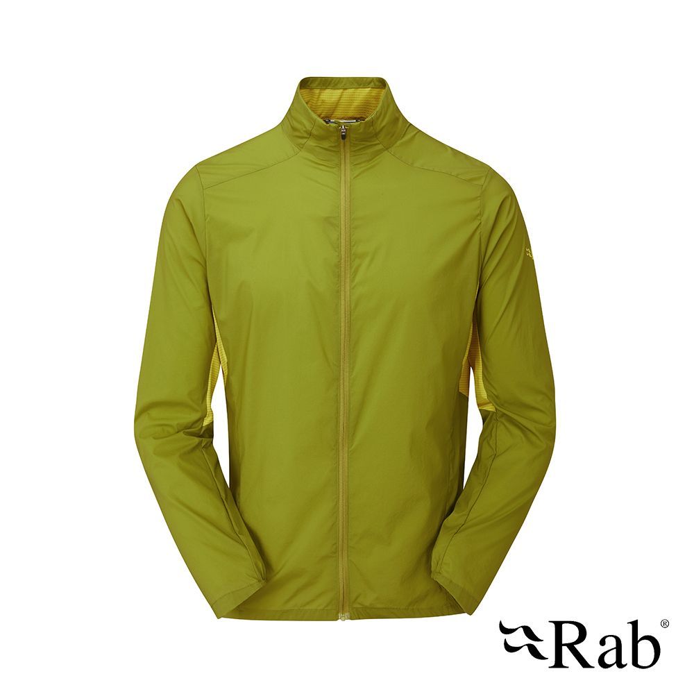 RAB Windveil Jacket 輕量透氣風衣外套 男款 白楊綠 #QWS68