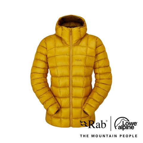 RAB Mythic Alpine Jacket Wmns 神話輕量羽絨連帽外套 女款 撒哈拉黃 #QDB46