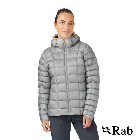 RAB Mythic G Jacket Wmns 神話極致輕量保暖羽絨連帽外套 女款 雲朵灰 #QDB63