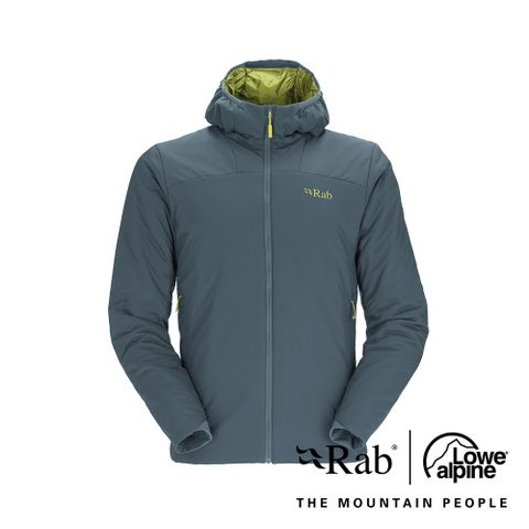 【RAB】Xenair Alpine Light Jacket 輕量防風透氣化纖連帽外套 男款 獵戶藍 #QIP01