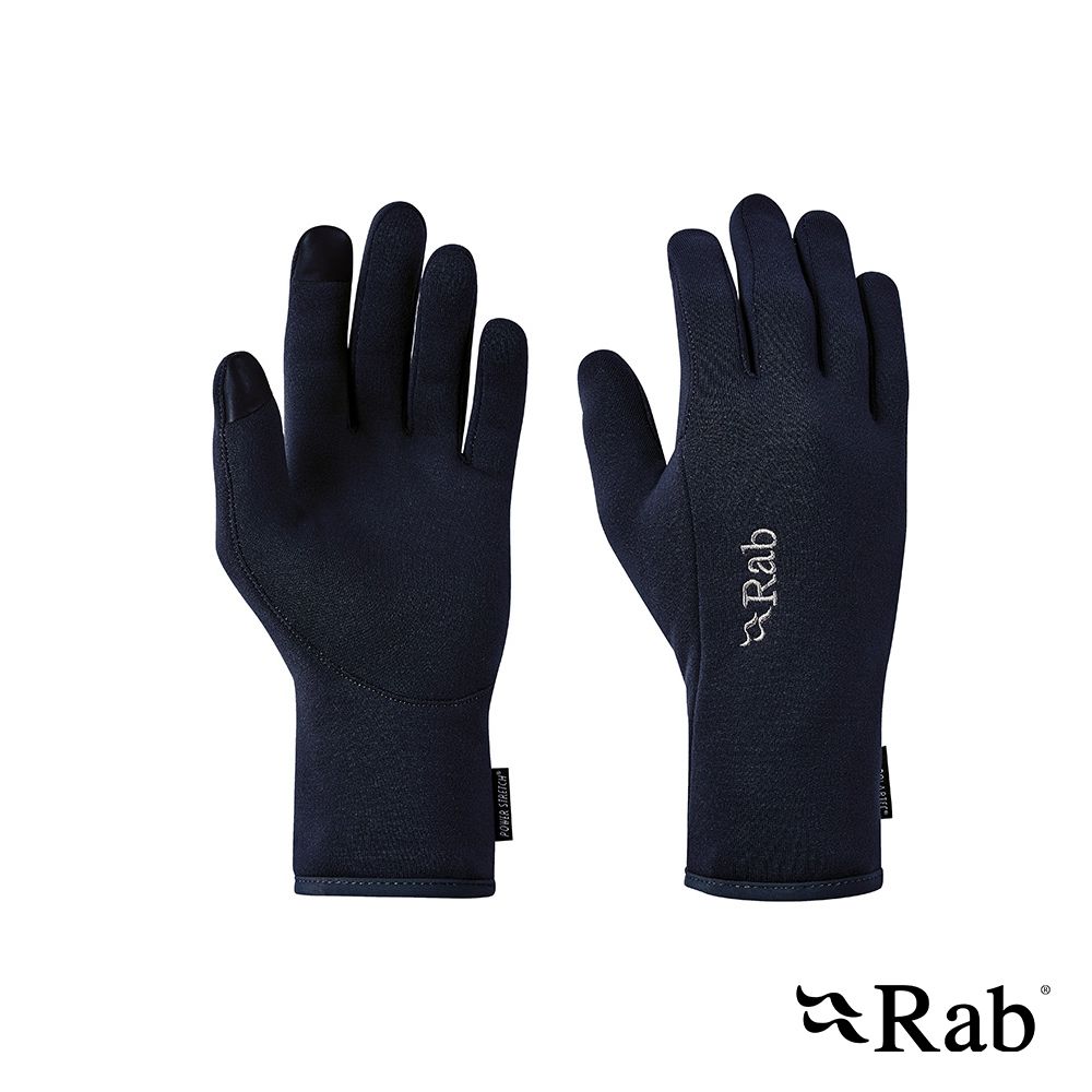 RAB Power Stretch Contact Glove Men 保暖刷毛觸控手套 男款 深墨藍 #QAH55