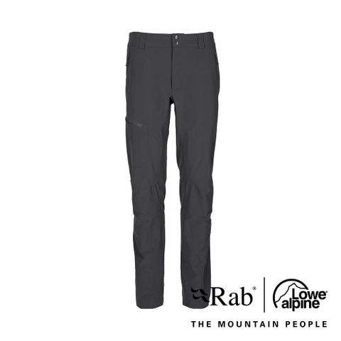 RAB 【英國 】Incline Light Pants 輕量防潑水軟殼長褲 男款 煤炭黑 #QFV05