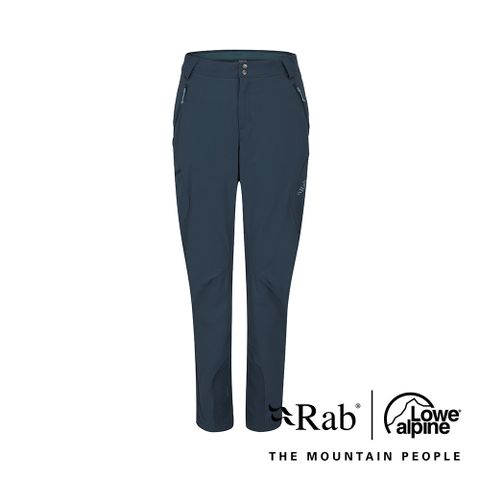 RAB Ascendor Light Pants Wmns 輕量防潑水登山長褲 女款 暴風藍 #QFW02